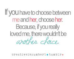 Why He Chose Her Over Me?