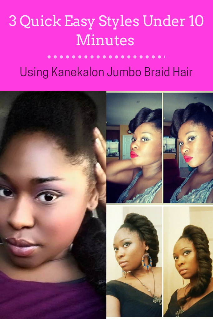 3 Quick Easy Styles Jumbo Braid Hairstyles In Under 10 Minutes